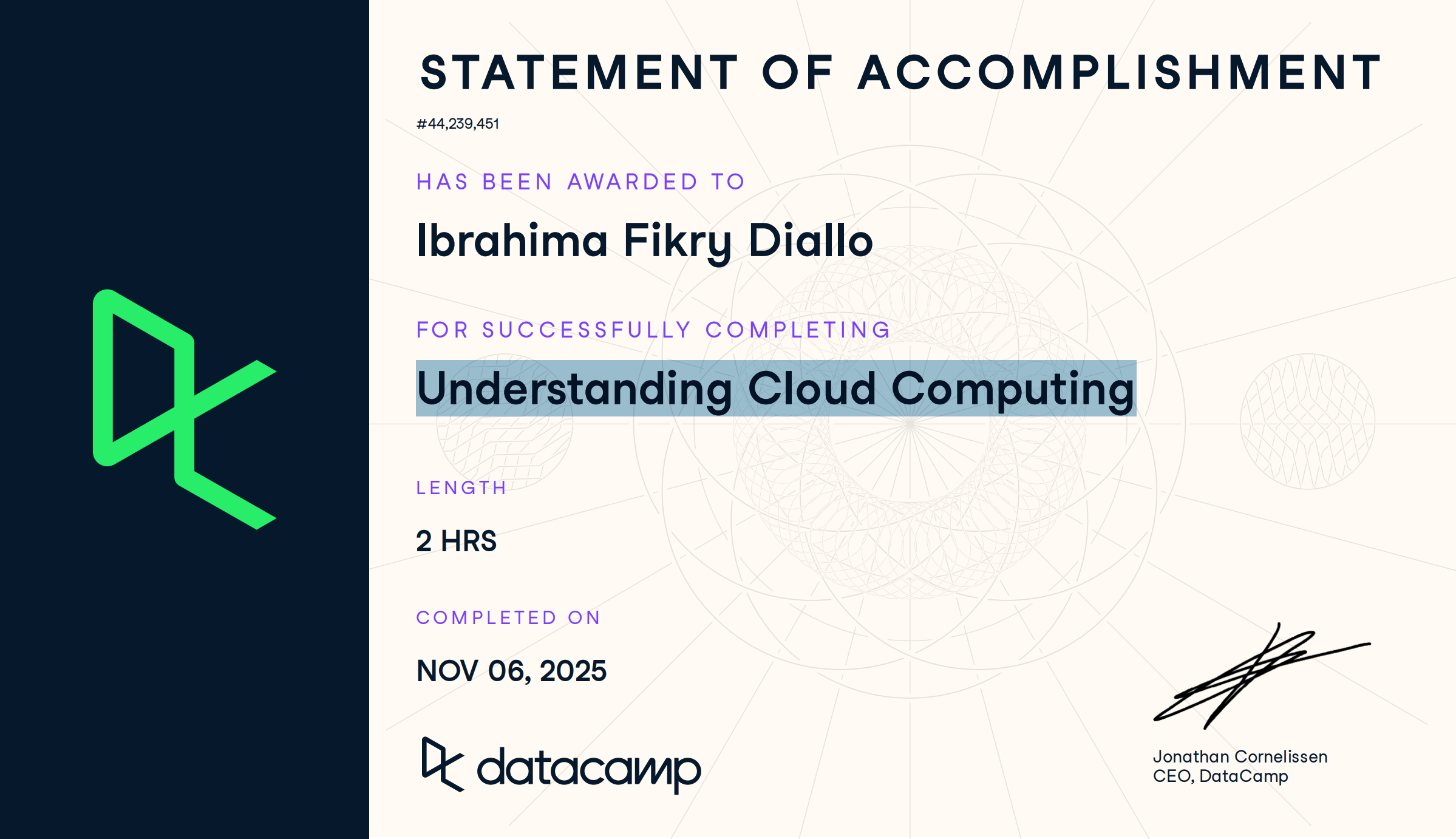 Understanding Cloud Computing Certificate